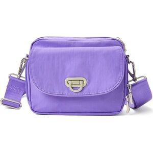 Baggallini Lavender Purple Nylon Crossbody Bag – Lightweight Travel Purse – NWT